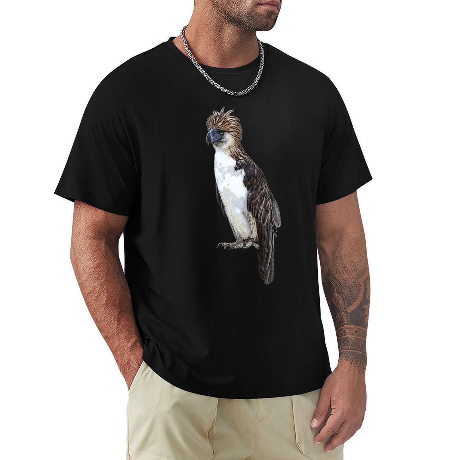 Street Fashion Philippines - Philippine Eagle Color Design T-Shirt Street