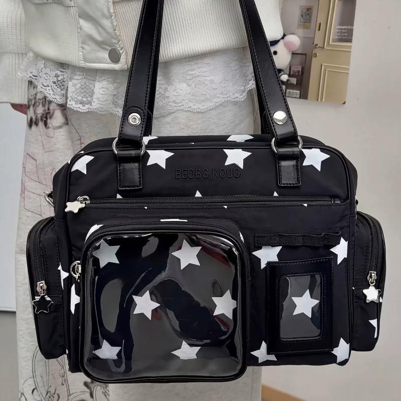 Street Fashion In Japanese - Y2K Japanese Itabag Fashion Clear Window