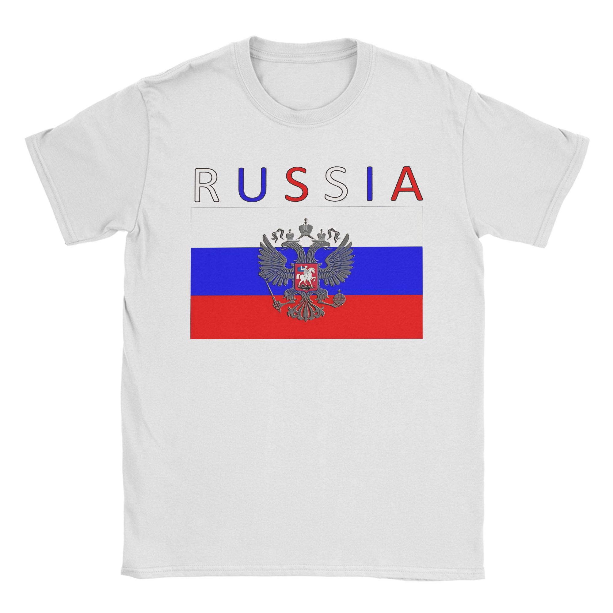 Street Fashion Russia - Russia Flag T Shirt Fashion T