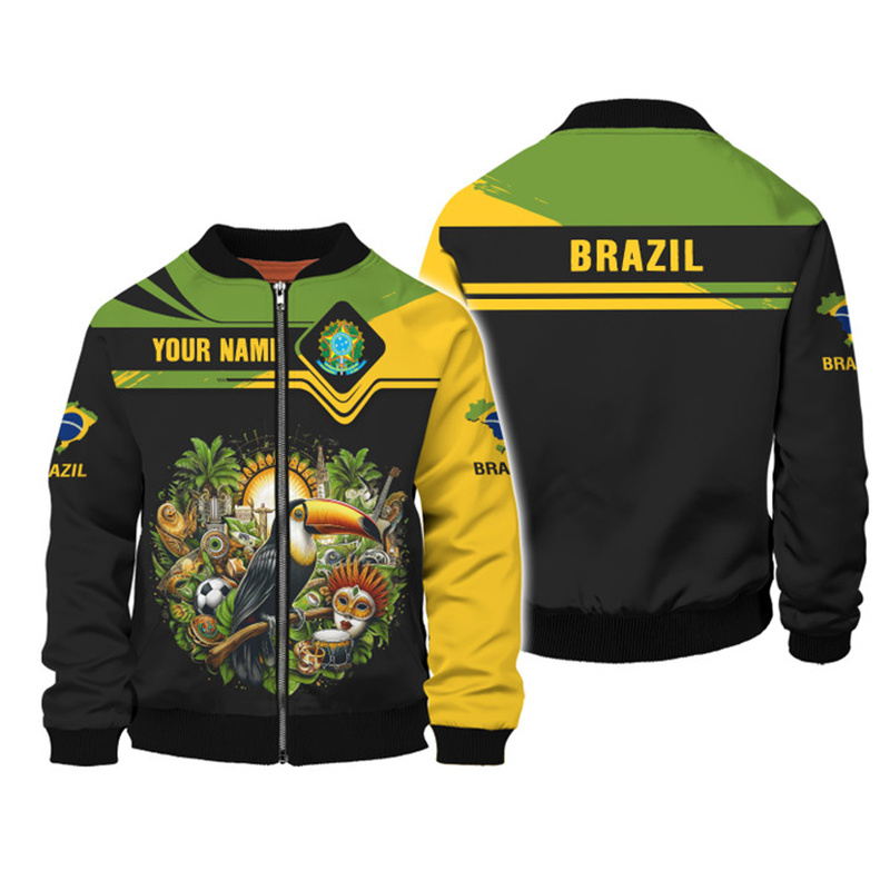 Street Fashion Brazil - Fashion Brazil National Emblem 3D Print