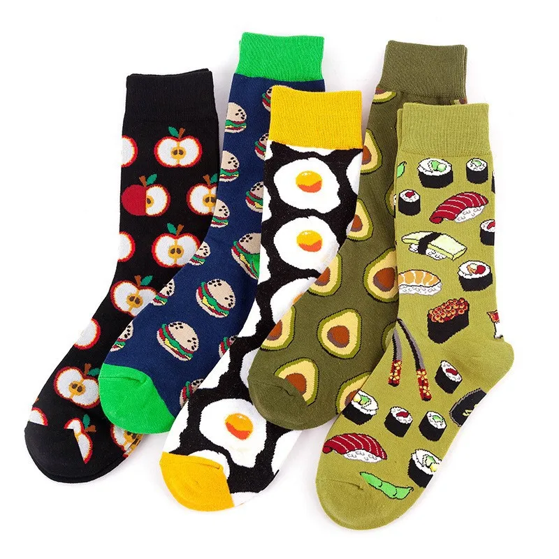 5 Pairs Cotton Fashion Persona - Street Fashion Youtube 评论和价格