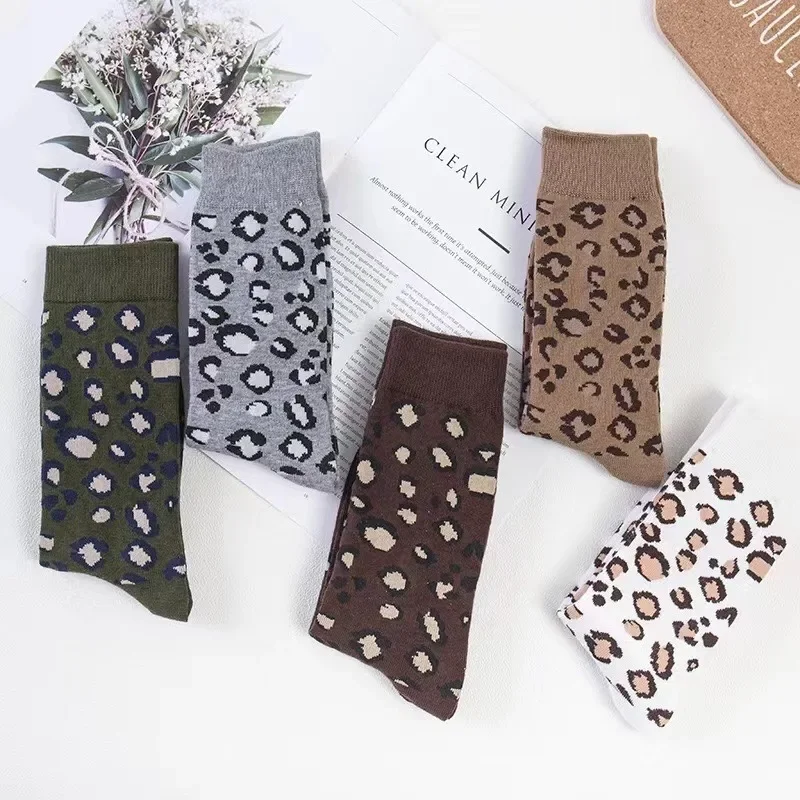 1 3 5 Pairs Fashion Leopard Pr - Street Fashion Youtube 评论和价格
