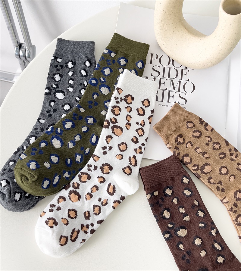 1 3 5 Pairs Fashion Leopard Pr - Street Fashion Youtube 评论和价格