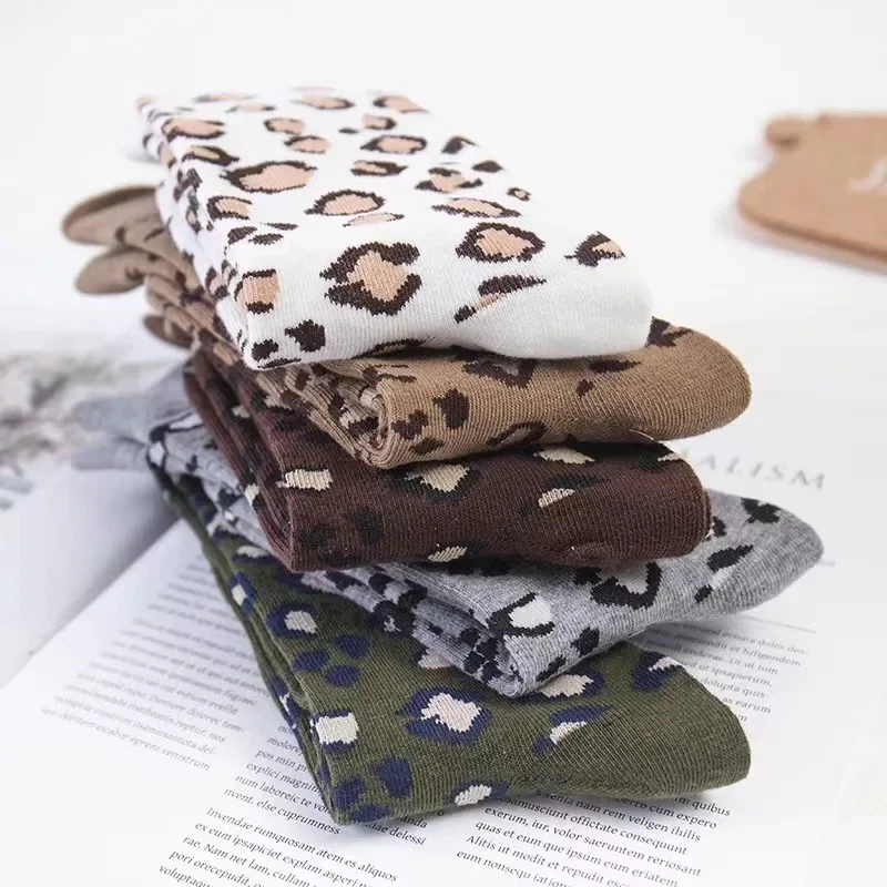 1 3 5 Pairs Fashion Leopard Pr - Street Fashion Youtube 评论和价格