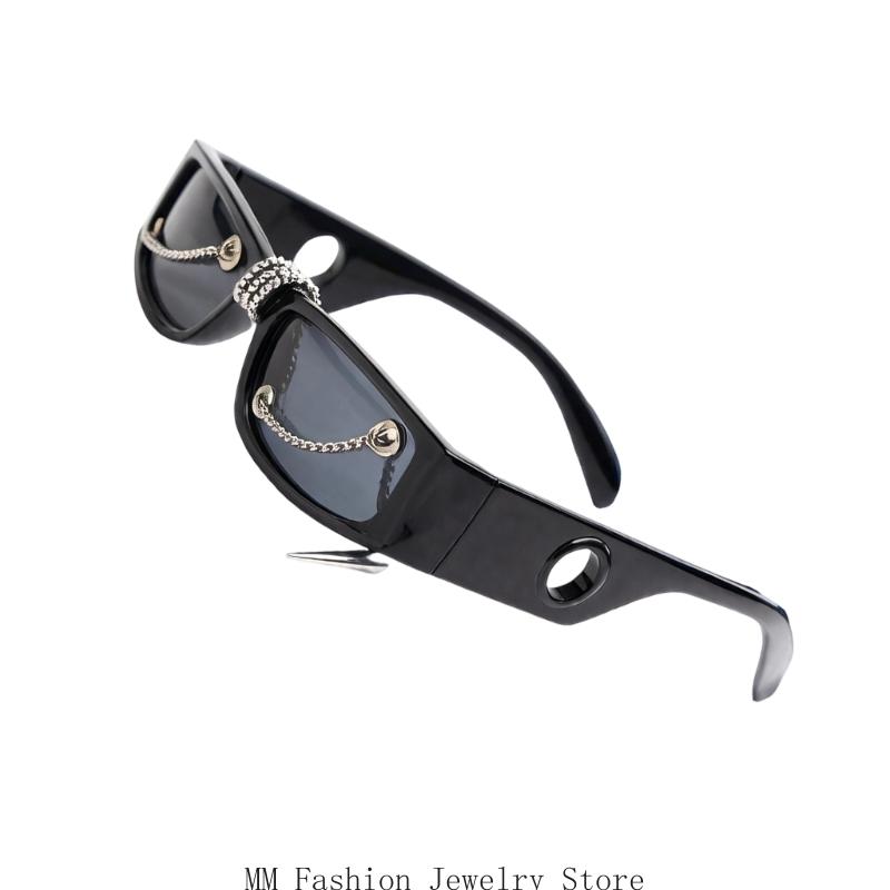 Trendy Unisex Square Sunglasse - Street Fashion Reference 评论和价格