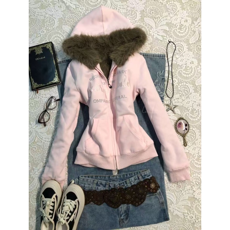 High Street Aesthetics Design  - Street Fashion Zip Up Hoodie 评论和价格