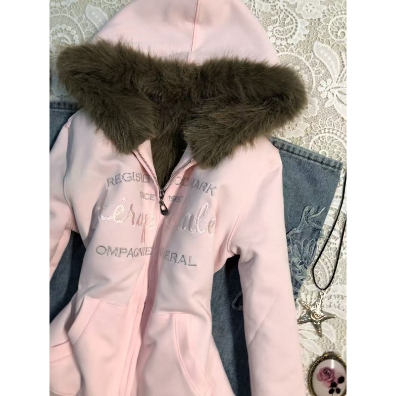 High Street Aesthetics Design  - Street Fashion Zip Up Hoodie 评论和价格
