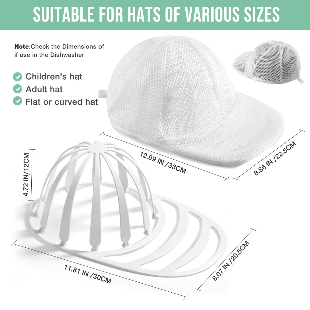 2/4 Pack Hat Washer Cage for W - Baseball Cap Fitted 评论和价格