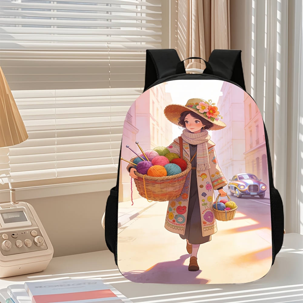 3pcs 2D Flat Backpack Three-Pi - Street Fashion China Beautiful Girls 评论和价格