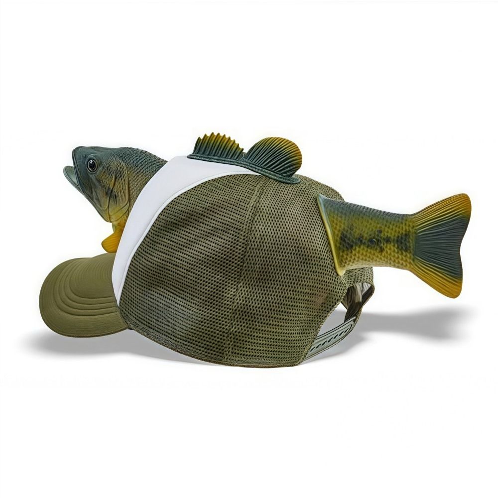 Funny 3D Fish Animal Trucker H - Baseball Cap Fitted 评论和价格