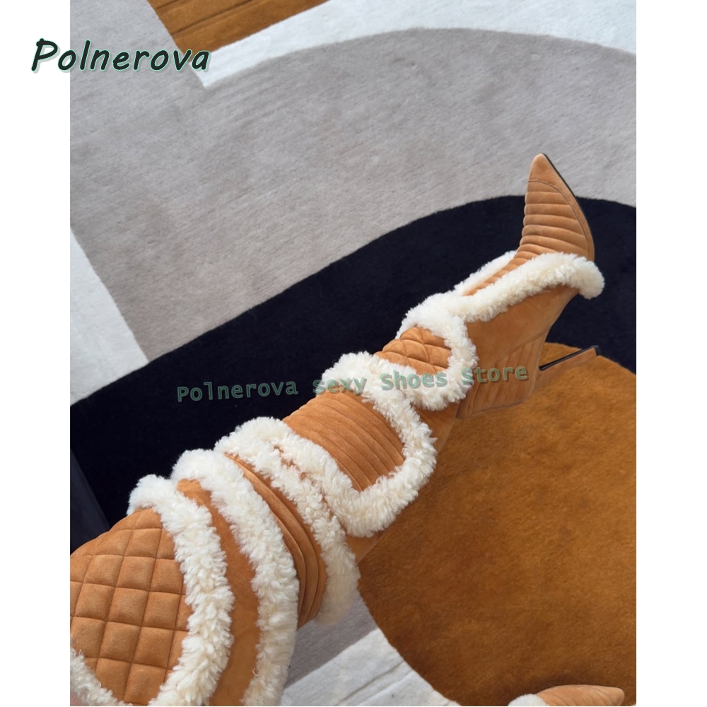Faux Fur Patchwork Sexy Long B - Street Fashion Trends 评论和价格