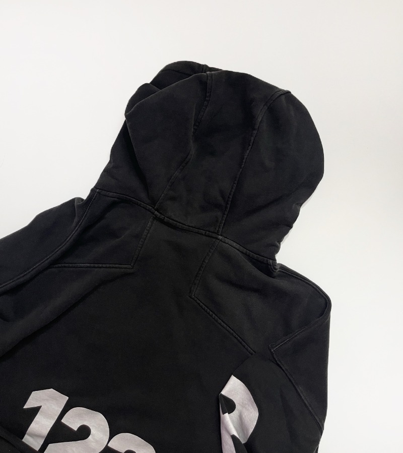 RRR-123 Embroidered LOGO Doubl - Street Fashion Zip Up Hoodie 评论和价格
