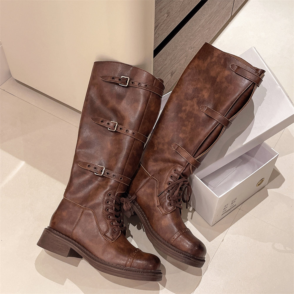Women's Knee High Boots Vintag - Street Fashion Youtube 评论和价格