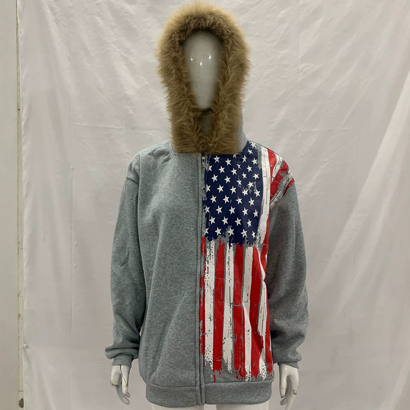 American High Street Fashion C - Street Fashion Zip Up Hoodie 评论和价格