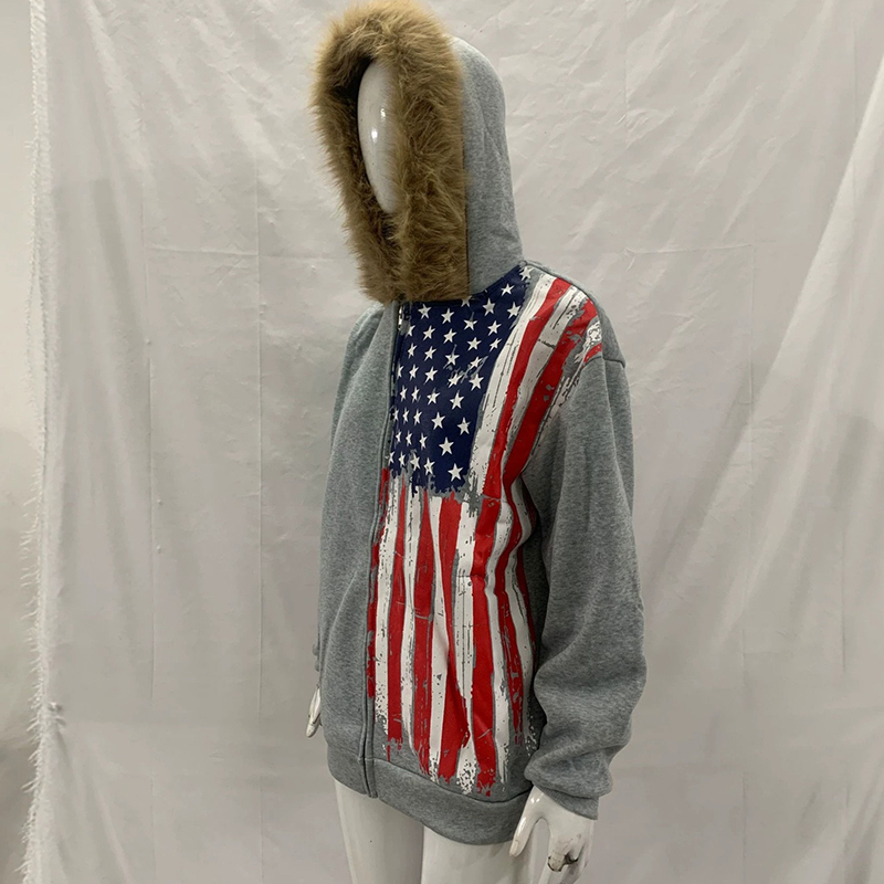American High Street Fashion C - Street Fashion Zip Up Hoodie 评论和价格