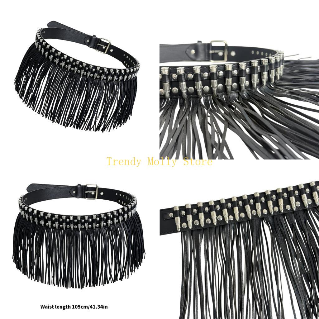 N5KB Edgy PU Leather Waist Bel - Street Fashion Reference 评论和价格