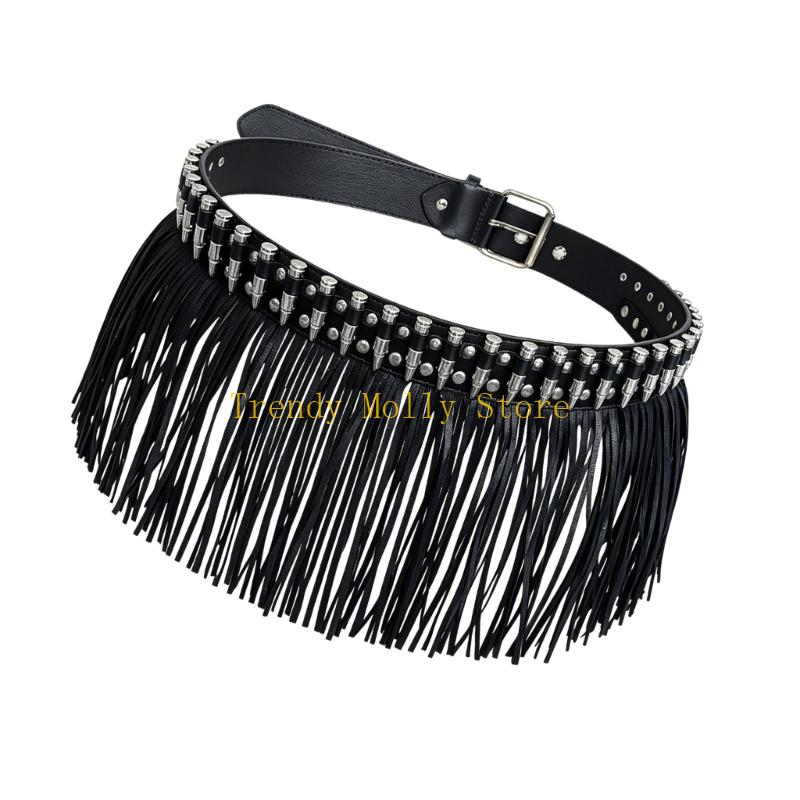 N5KB Edgy PU Leather Waist Bel - Street Fashion Reference 评论和价格
