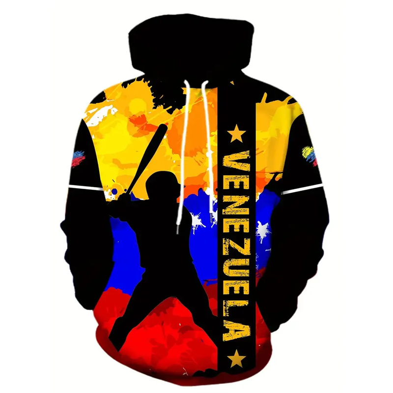 Colombian Venezuela Flag Hoodi - Street Fashion Brazil 评论和价格