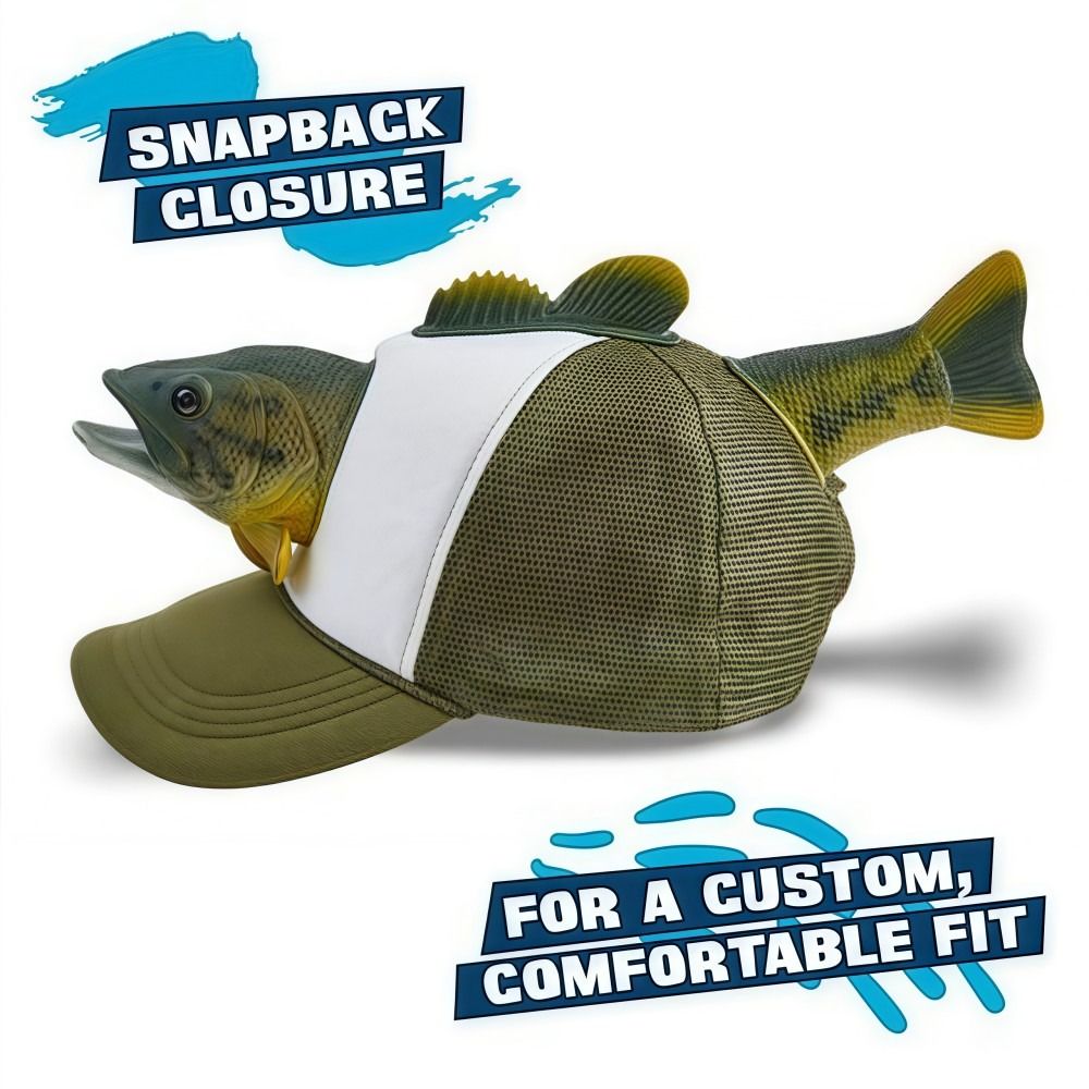 Funny 3D Fish Animal Trucker H - Baseball Cap Fitted 评论和价格