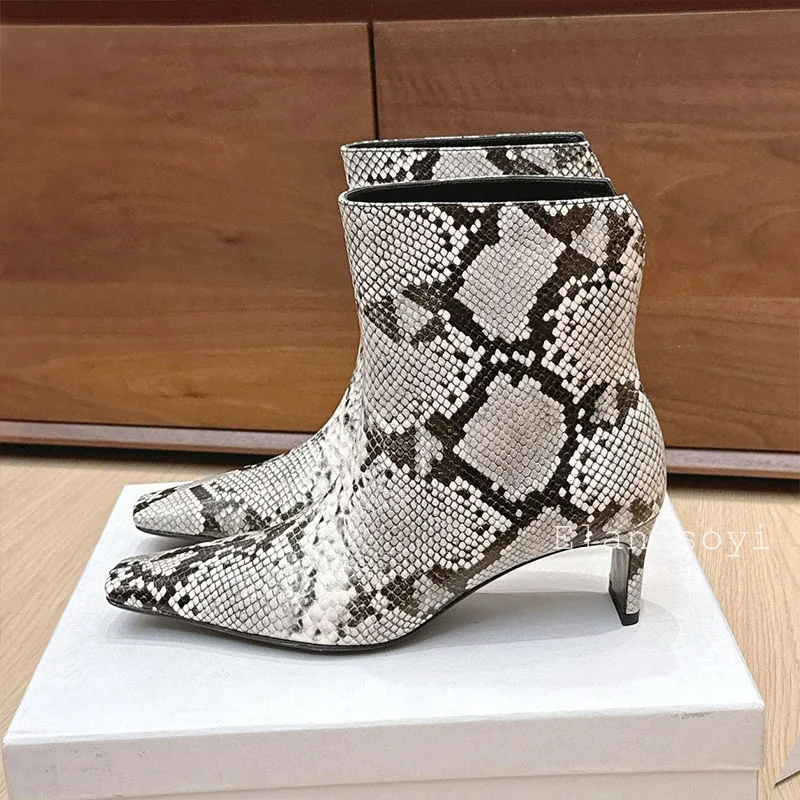 Short Boots Women Genuine Leat - Street Fashion Rome 2025 评论和价格