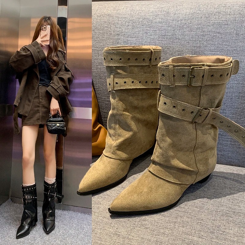 2025 Pointed Toe Women's Winte - Street Fashion Trends 评论和价格