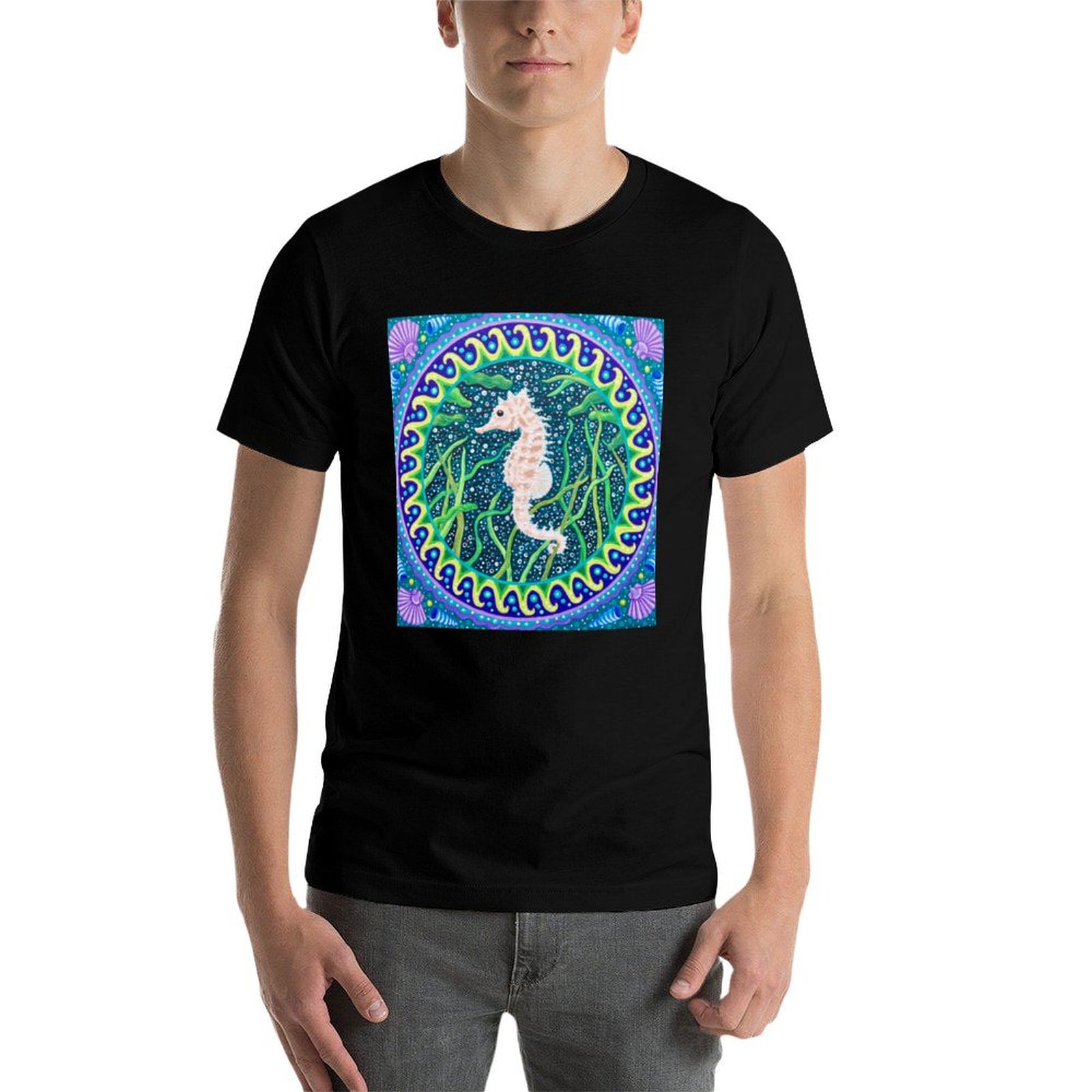 Sydney Seahorse T-Shirt Street - Street Fashion Sydney 评论和价格