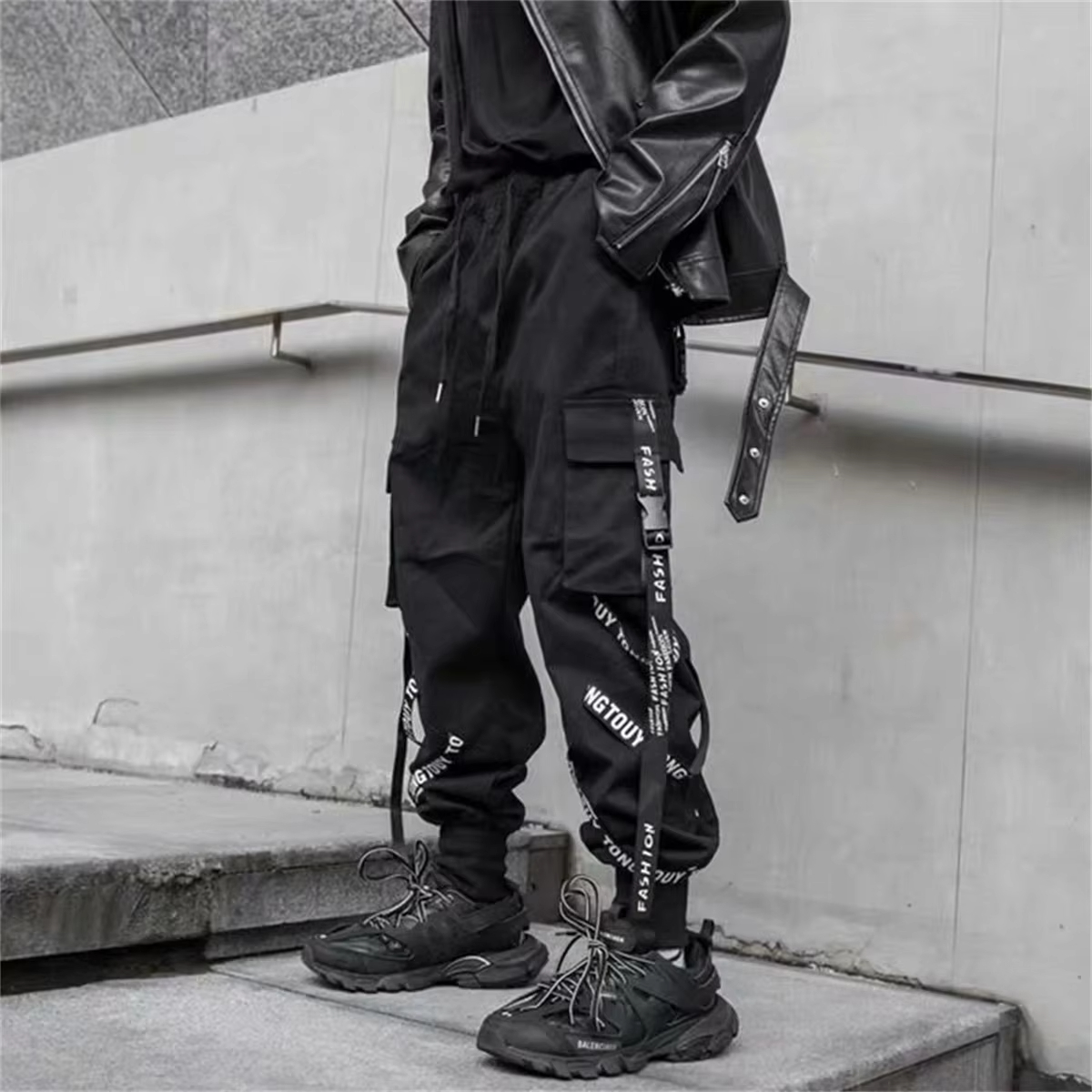 Fashion New Cargo Pants Men Jo - Street Fashion In Japanese 评论和价格