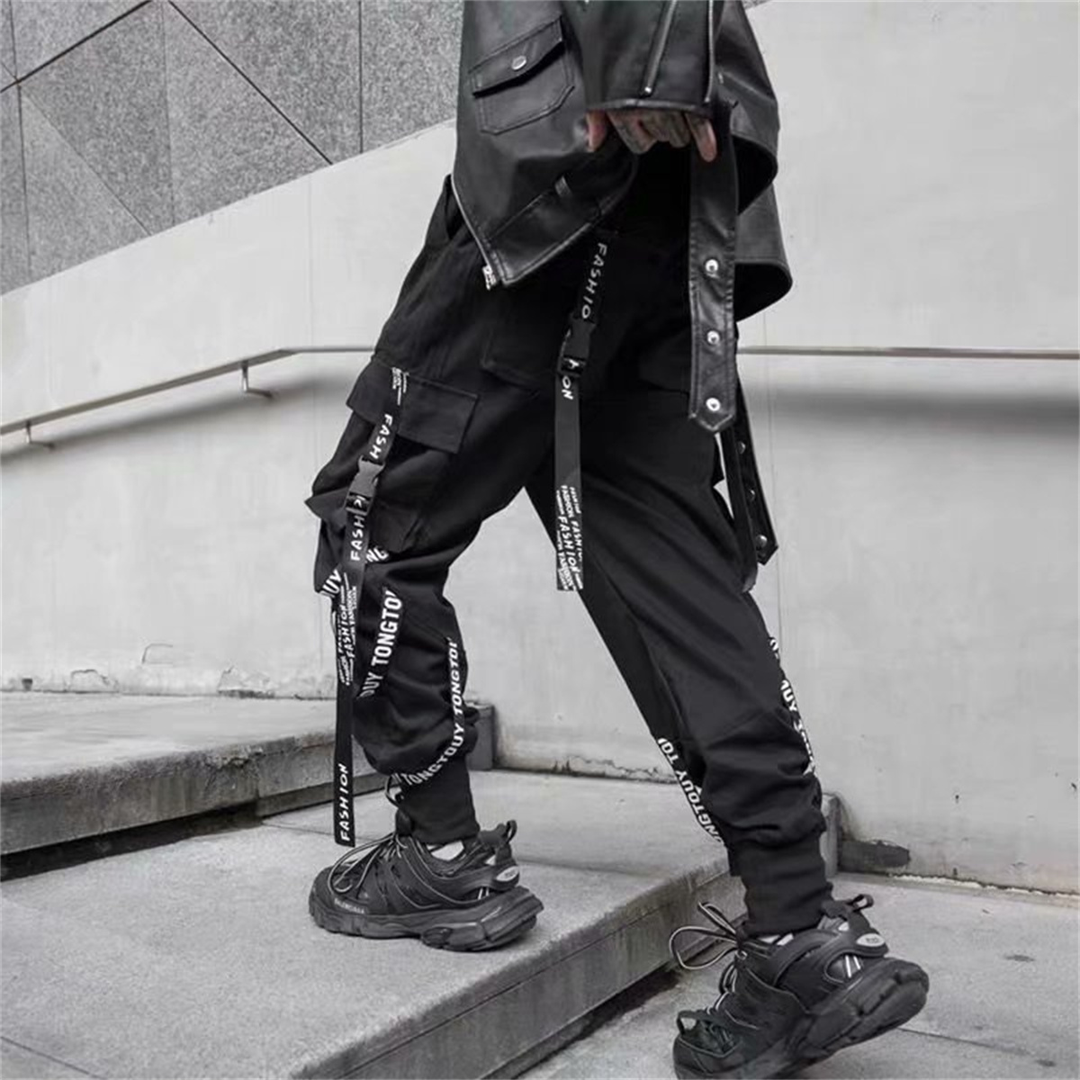 Fashion New Cargo Pants Men Jo - Street Fashion In Japanese 评论和价格