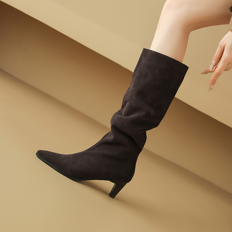 2025 New Women Shoes Knee High - Street Fashion Rome 2025 评论和价格