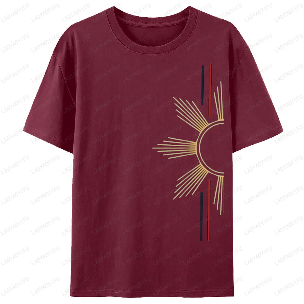 Minimalist Filipino Sun T-Shir - Street Fashion Philippines 评论和价格