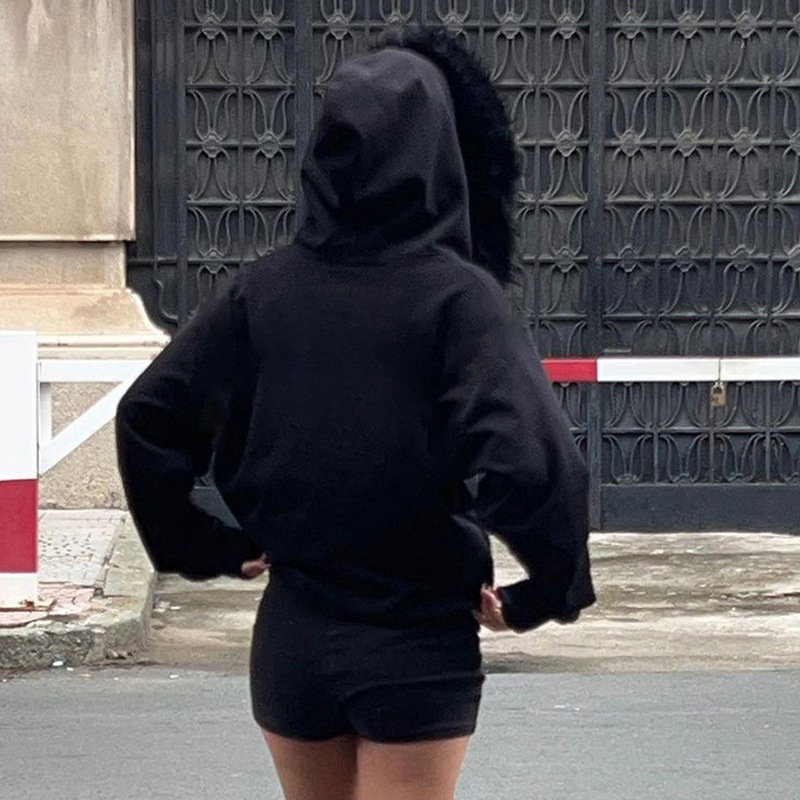 Vintage Women's Zip up Hoodies - Street Fashion Zip Up Hoodie 评论和价格