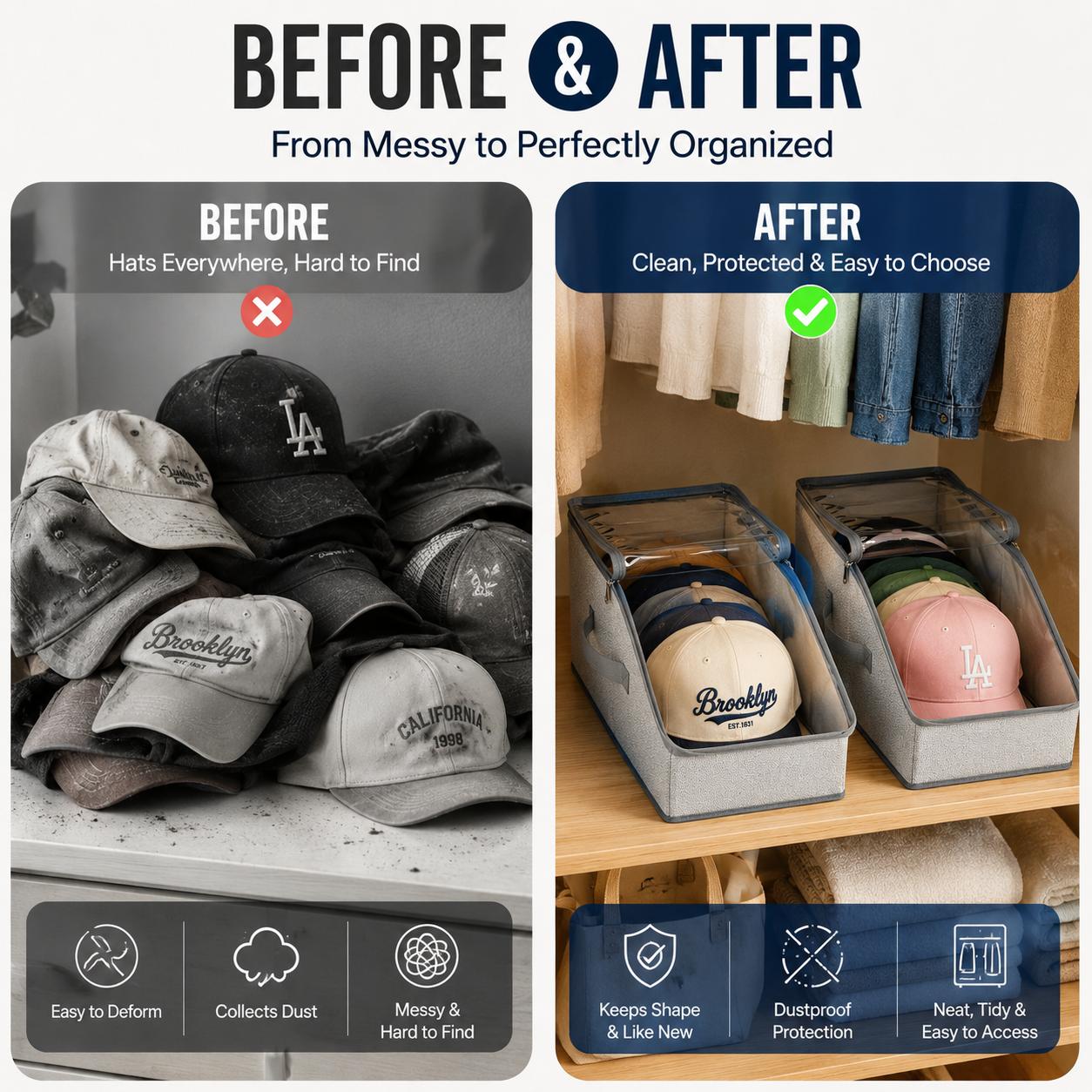 Baseball Cap Organizer Storage - Baseball Cap Fitted 评论和价格