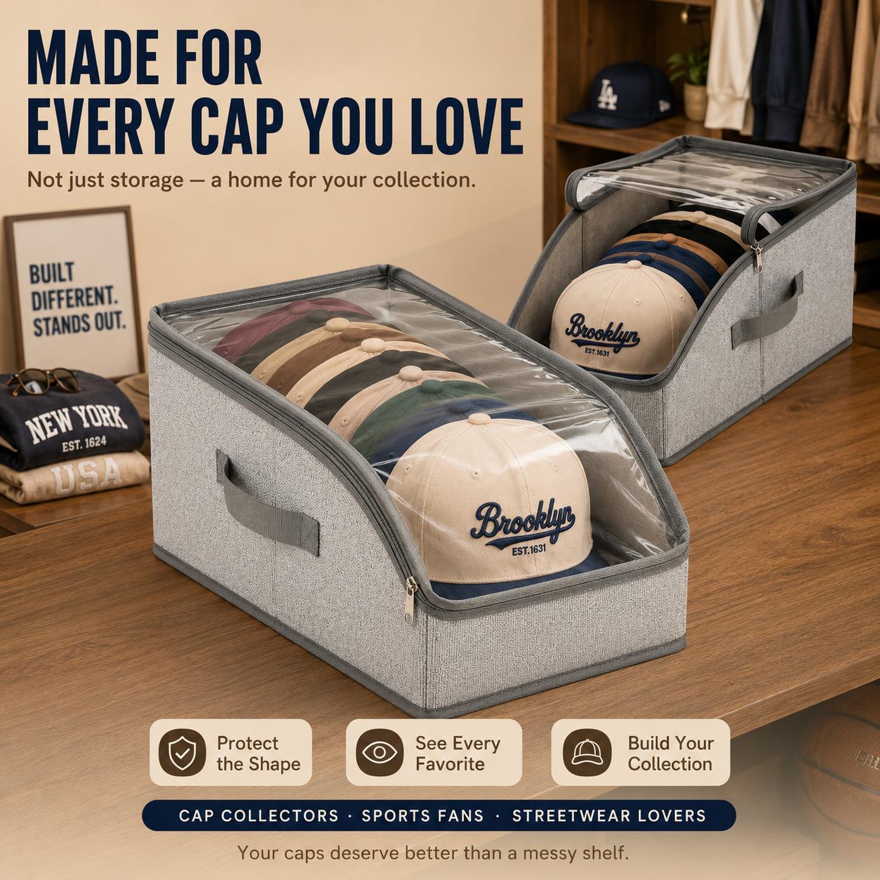 Baseball Cap Organizer Storage - Baseball Cap Fitted 评论和价格