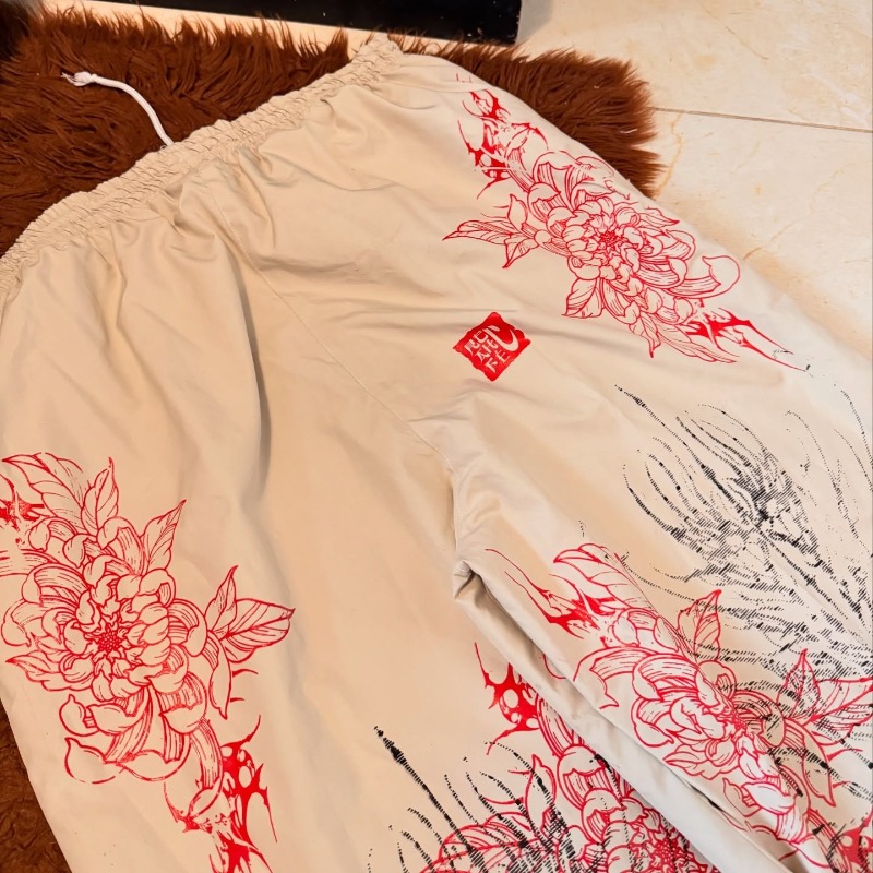Harajuku Red Spider Lily Print - Street Fashion In Japanese 评论和价格