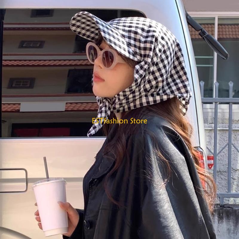 Y5GC Korean Styles Plaids Head - Street Fashion Reference 评论和价格