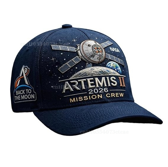 2026 Artemis II Digital Printi - Baseball Cap Fitted 评论和价格
