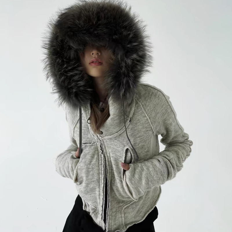 Vintage Fashion Zip Up Women S - Street Fashion Zip Up Hoodie 评论和价格