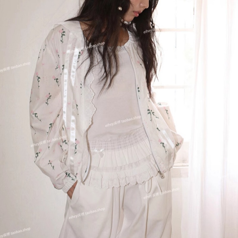 Japanese Lace Splicing Solid C - Street Fashion In Japanese 评论和价格